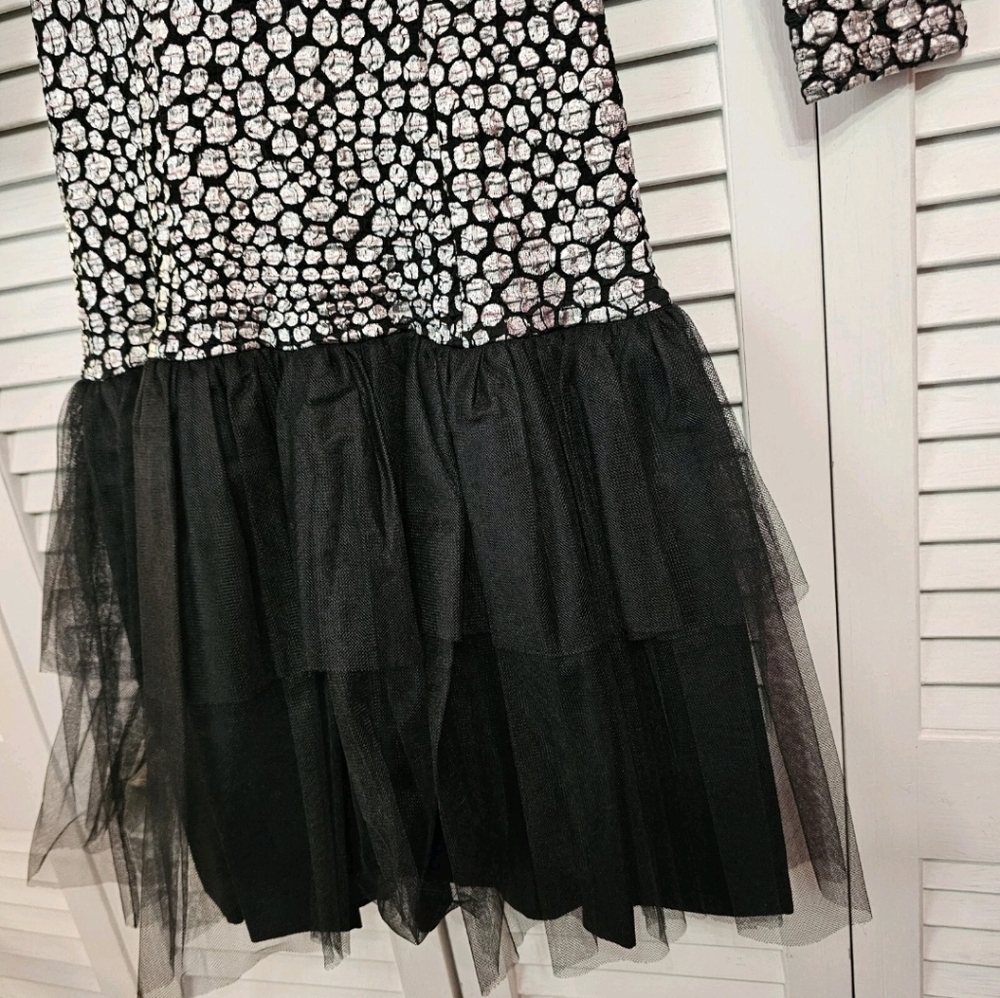 Vintage French Designer • 1980's Formal Dress - Picture 2 of 9